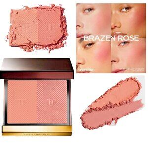 Tom Ford 01 BRAZEN ROSE Shade & Illuminate Blush Full Size 0.22 OZ NIB